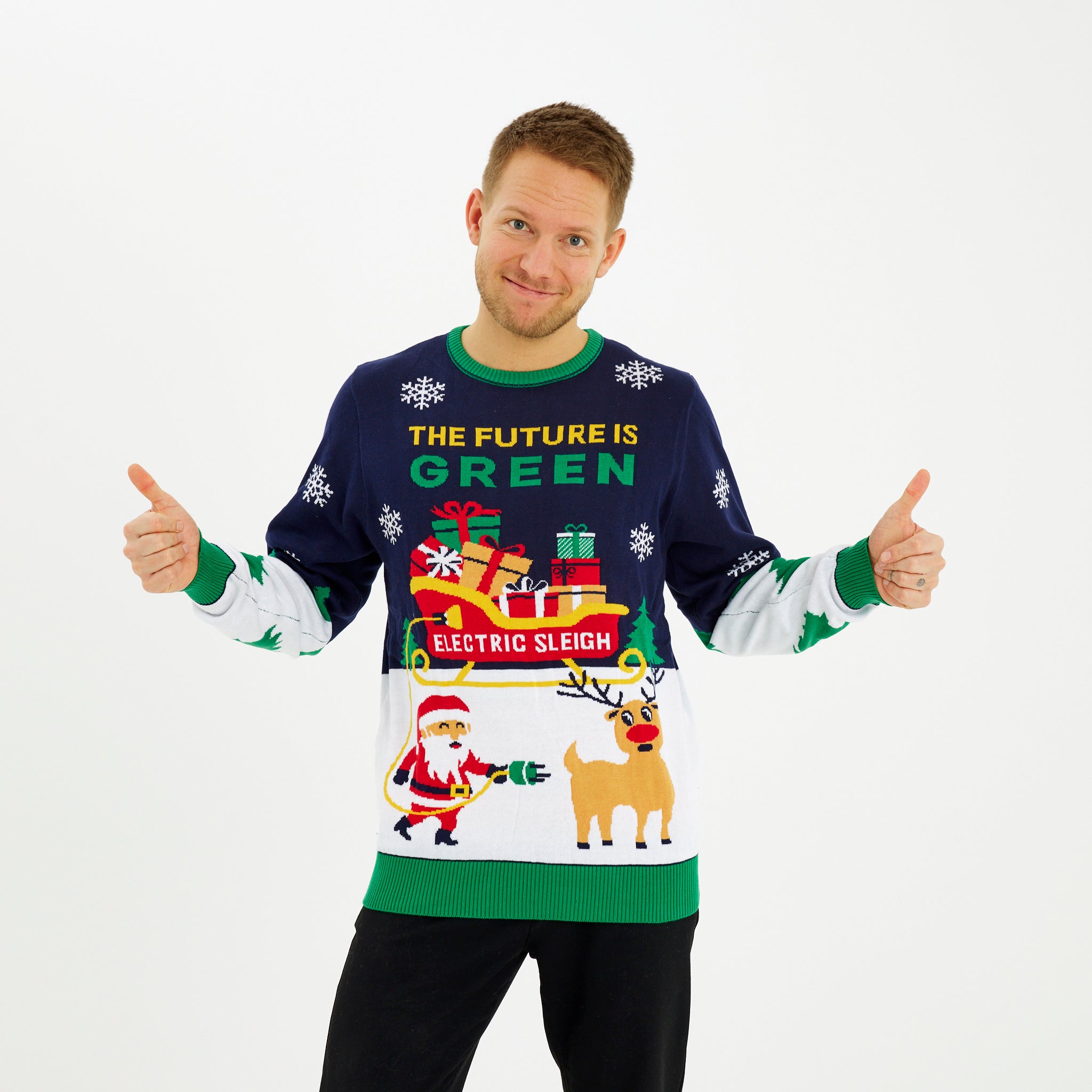The Electric Christmas Sweater - Herre.